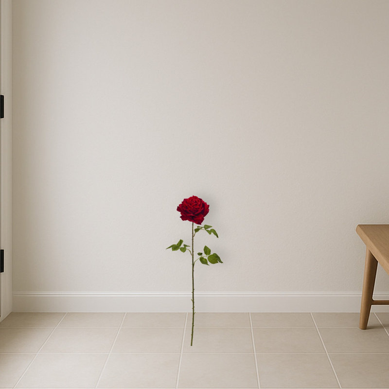 Elegant Red Giant Rose Artificial Flower