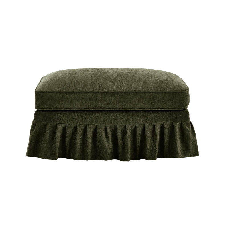 Repose-pieds en chenille - Vert, Vert