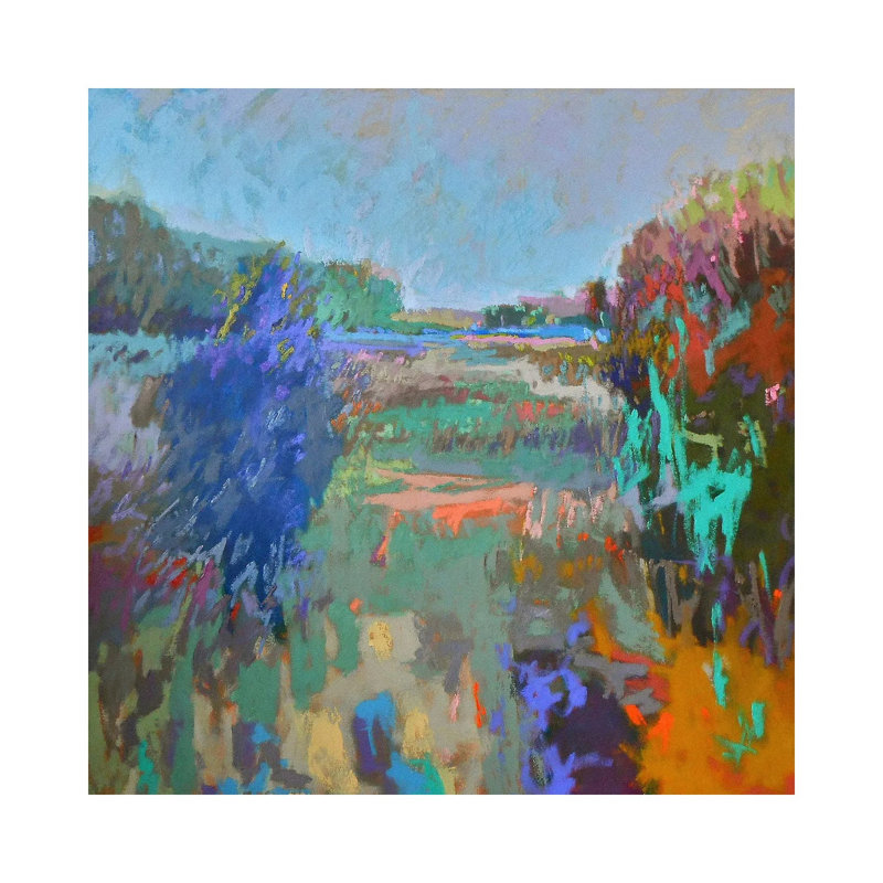 Toile en métal Steemplix - couleur champ 45 par Jane Schmidt