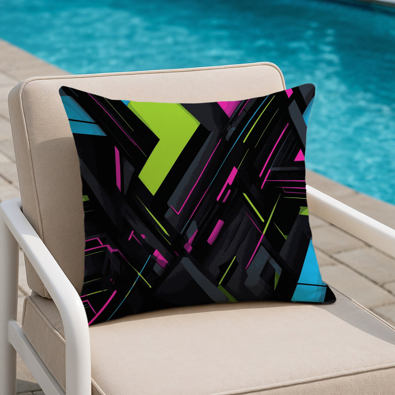 Coussin intérieur et extérieur Cosmic Nexus, Square 18"