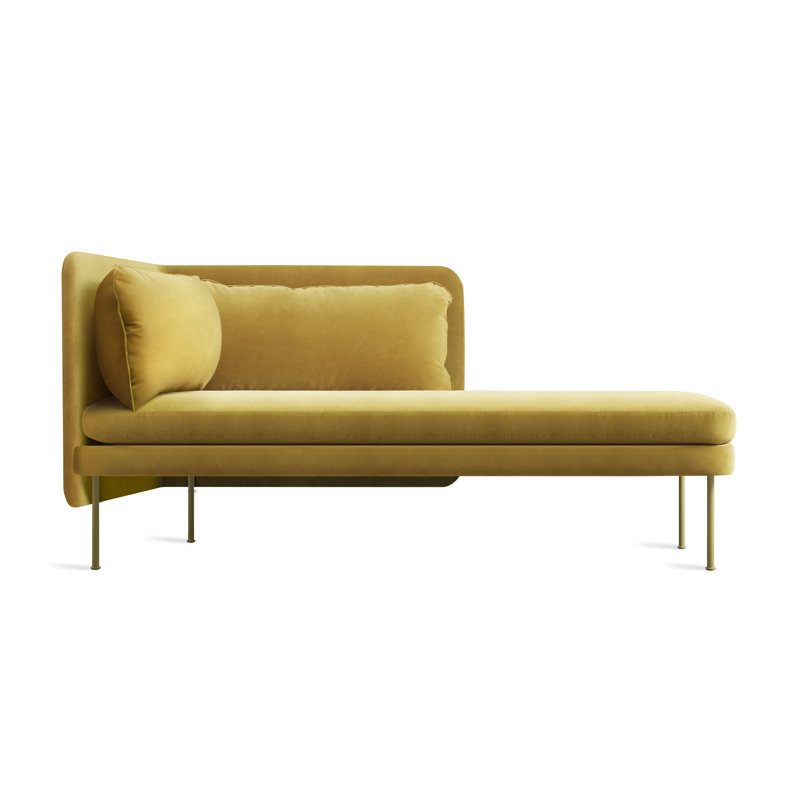Bloke Chaise Lounge, Rostenkowski Blue, Rostenkowski Blue, Right Hand Facing