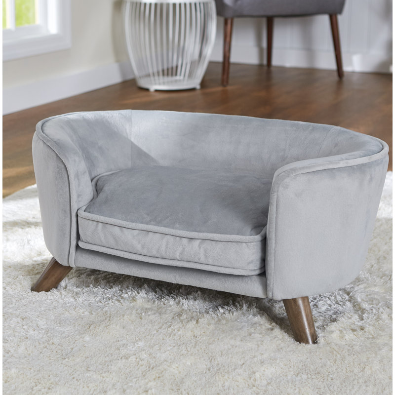 Polyester Pet Bed, Grey