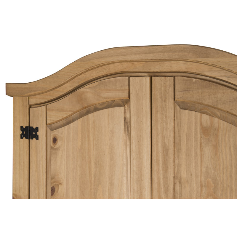 Bridewell 2 Door Wardrobe, Antique Wax