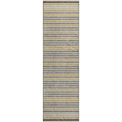 Premium Machine Washable Elize AMF1398 Stripes Rug