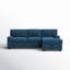 Canapé-lit modulaire coulissant avec méridienne 2 pièces Yates-467030148