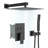 10 Inch Rain Shower Head Shower System Push Button Diverter Shower Set Wall Mount Shower System-104945761