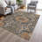 Machine Washable Indoor/Outdoor Xhevrie Terracotta Rug-1549877169