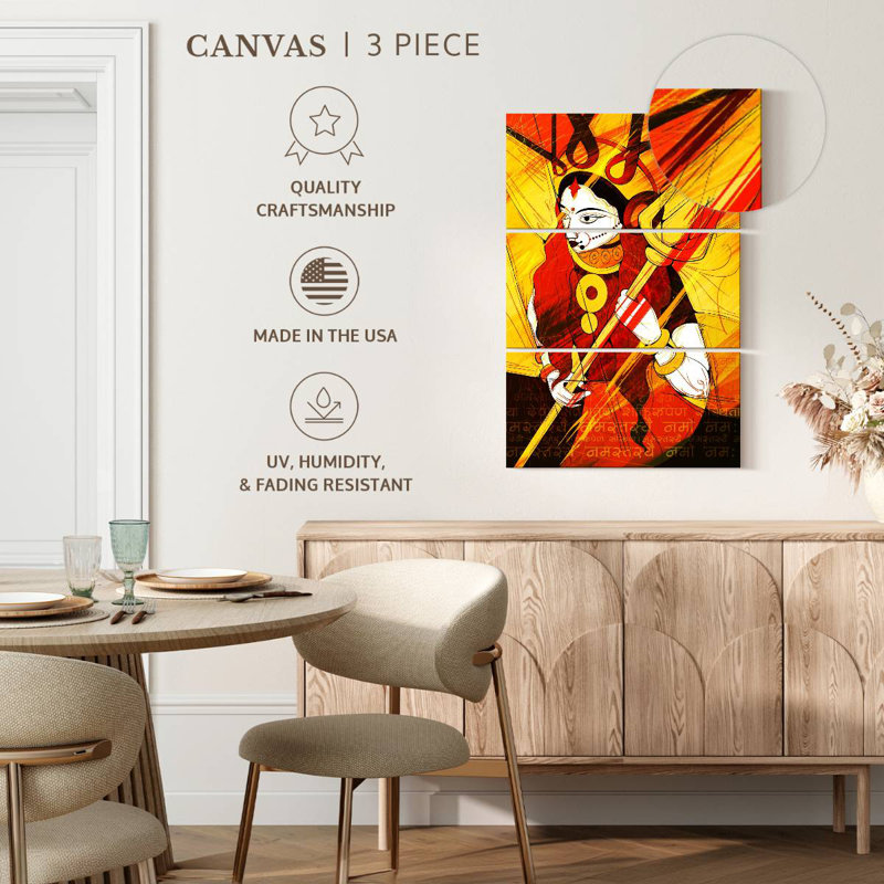 Adella Durga Abstract, 38" H x 24" W