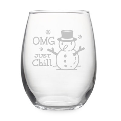 Verre à vin sans pied OMG Just Chill