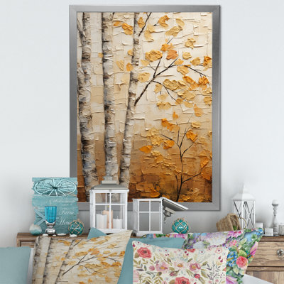 Arbre de minimalisme américain Basswood II - arbre, art mural