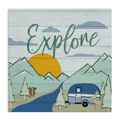 Explore Rustic Adventure Canvas Wall Art by Hugo Edwins