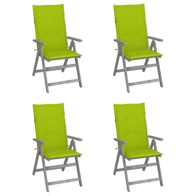 Teak Patio Dining Armchair with Cushion