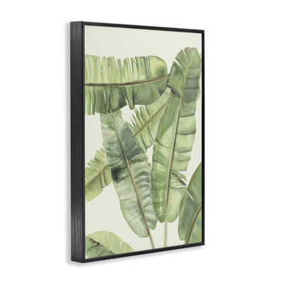 Giclée encadrée de feuilles de bananier, conception par Errico & Slyp