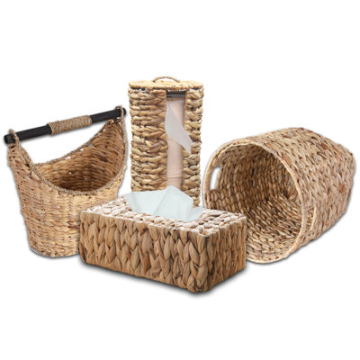 Ensemble de 4 paniers en ruppie maritime