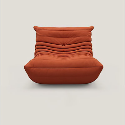 Armless Bean Bag Chair & Lounger - Mid-century Modern Fireside Foam Chair