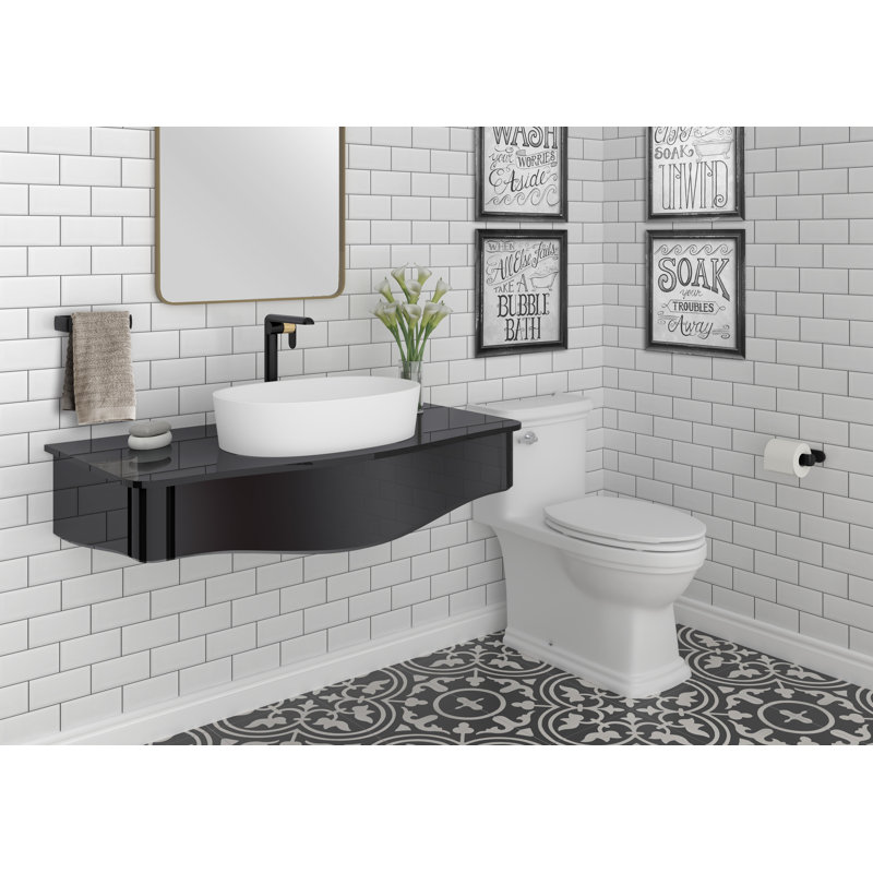 Robinet de lavabo vasque Ciclo ™, Noir / or brossé