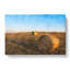 Hay Bales On A Field - Wrapped Canvas-61852389