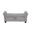 Corduroy Upholstered Bench with Flip Top-1430632324-1430632326