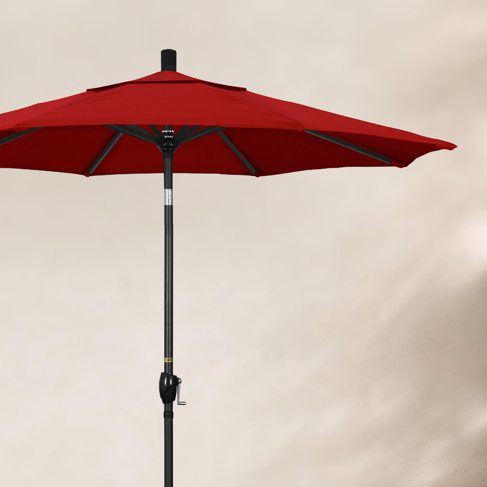 90'' Outdoor Umbrella, Pacifica, Bronze, Red - Pacifica