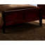 Lit double en bois massif cerisier pour chambre à coucher Grace