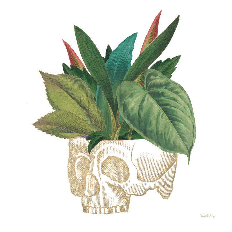 Brainstem II by Elyse DeNeige - Wrapped Canvas Painting, 30cm H x 30cm W x 3.8cm D