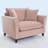 46.9" Oversized Armchair, Chenille Fabric, Comfy Chair And A Half Single Sofa With Pillow-964036401