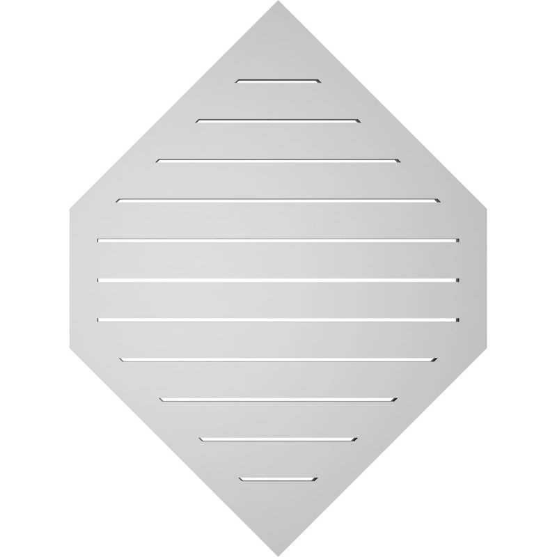 Pente verticale verticale en uréthane Signature, H 1,5 po x l 30 po x L 40 po