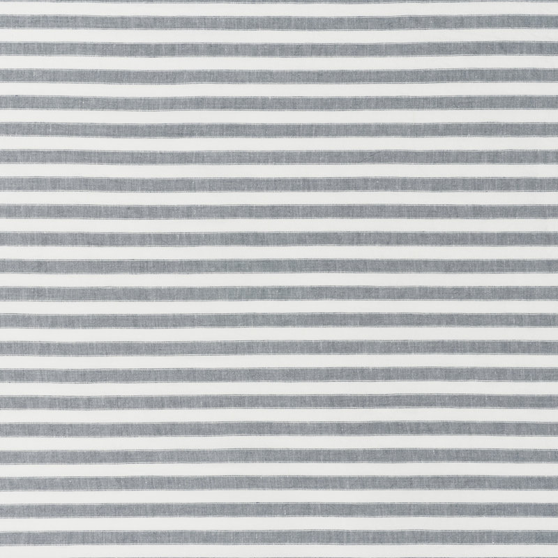 Regatta Linen Stripe Sheer Fabric, Lagoon