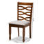 Chaise rembourrée et en bois Stockdale
