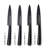 Jet Black 4-Piece Steak Knife Set