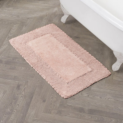 Laura Ashley Ruffle 100% Cotton Bath Rugs