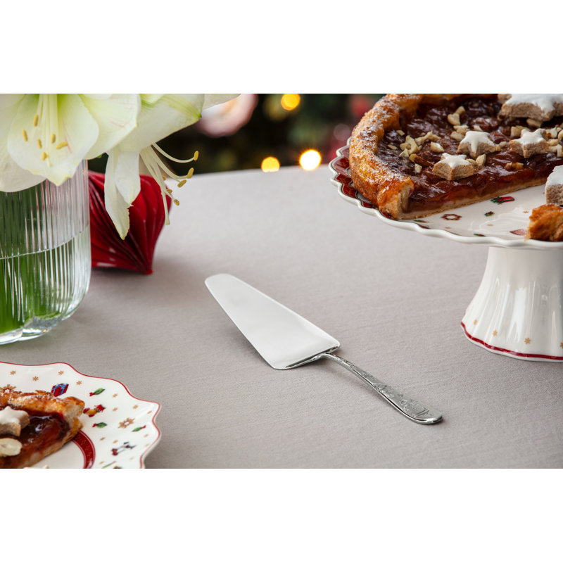 Villeroy & Boch Toy's Delight Christmas Pie/Cake Server 9.25 in, 18/10 Stainless Steel
