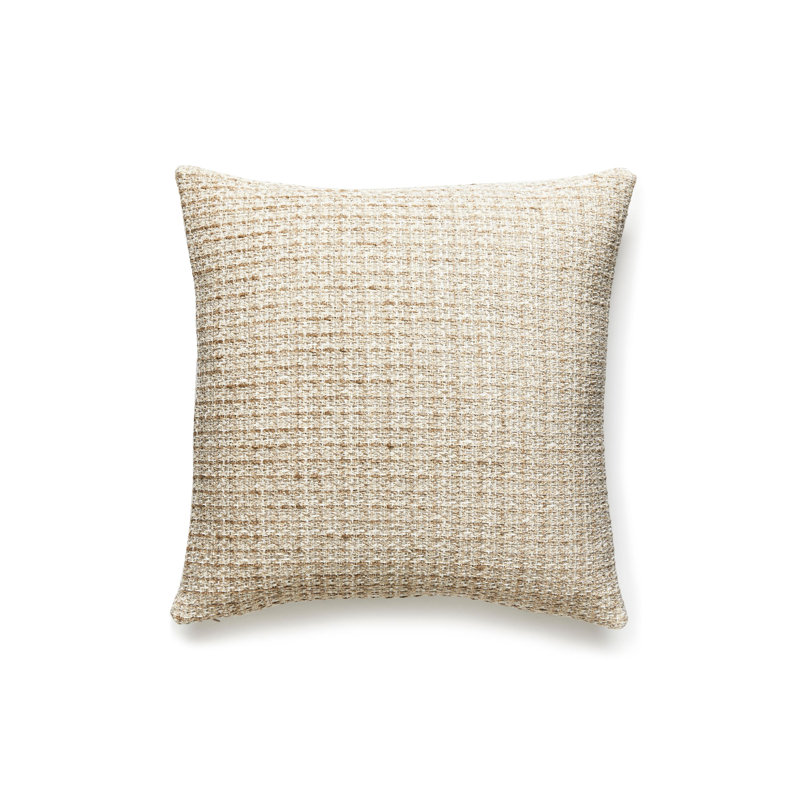 Sahara Square Pillow Cover & Insert, Oatmilk