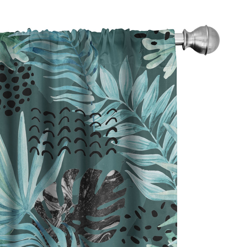Semi Sheer Curtain Pair, 28" W x 84" L