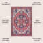 Tapis rouge / bleu marine Aailiyah Ornate-49110926
