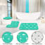 Ensemble de tapis pour salle de bain Teal Ocean