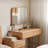 Makeup Vanity with Light mirror,4 drawers