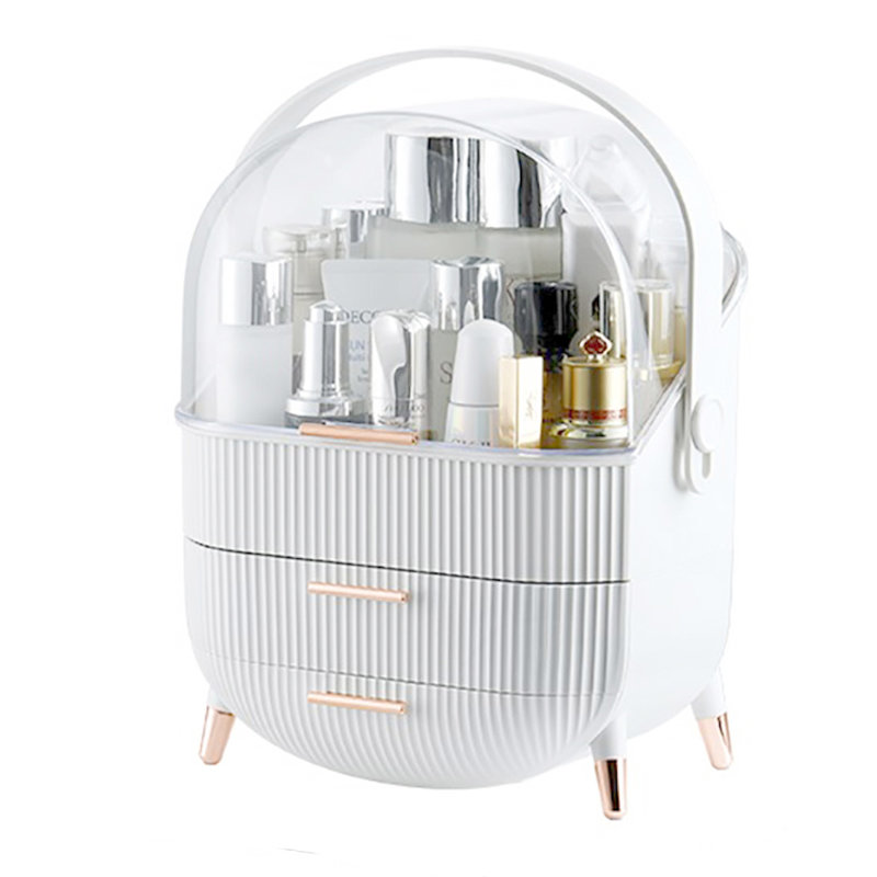 Childers Plastic Makeup Organiser, Green