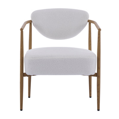 Chaises de salle à manger confortables en velours, revêtement blanc laiteux, style moderne pour un usage domestique