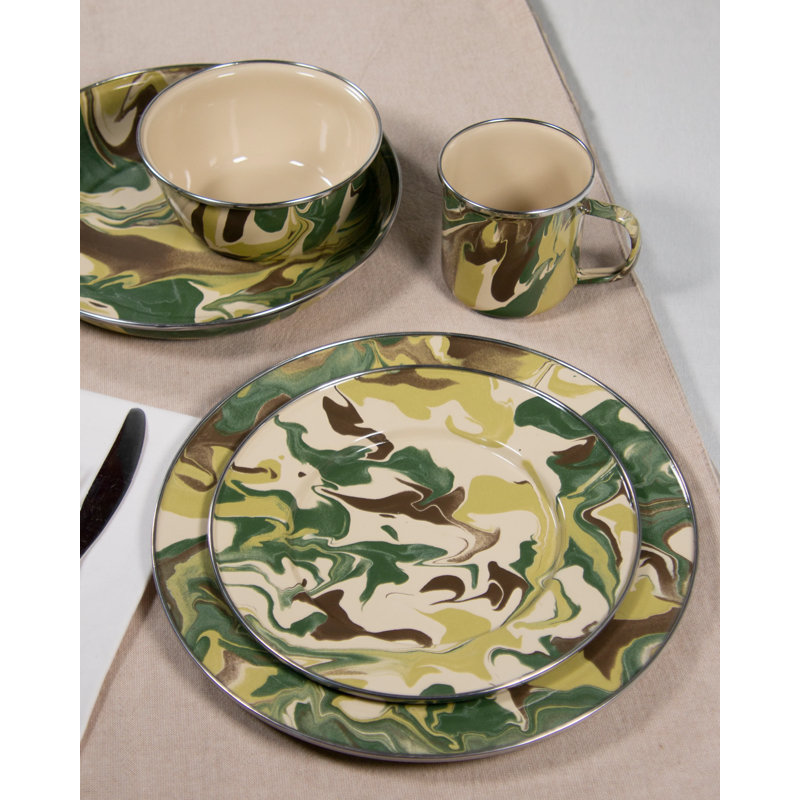 Set of 4 Camouflage Salad Bowls