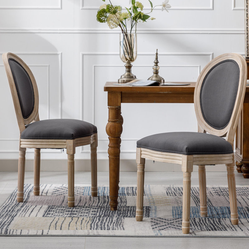 Chaise d'appoint Akkaya, Gris foncé