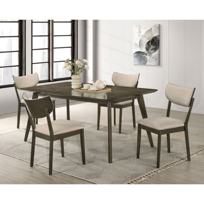 Lievin 5-Piece Rectangular Dining Table Set