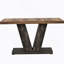 Table de salle à manger de style campagnard de 47 pouces pour 4-6, finition blanche et noire, base piédestal robuste, table en bois rustique pour petits espaces-1086345148