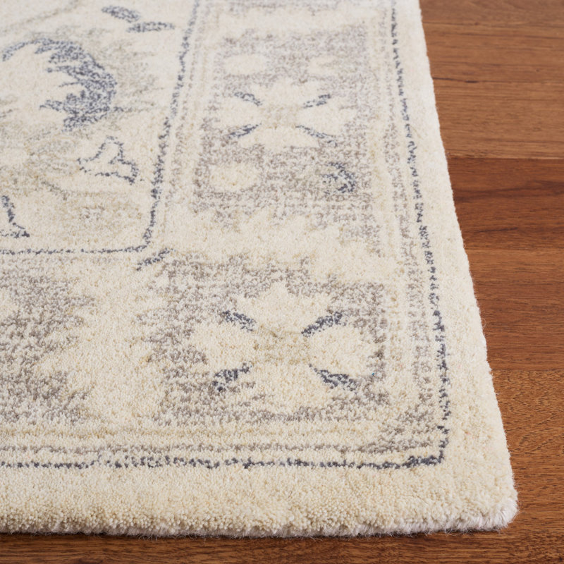 Tapis ivoire / beige Metro 617, Tapis de couloir 2 pi 3 po x 8 pi