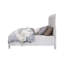 Katia Light Grey Linen, Rustic Grey & Weathered White Finish  Bed-1771625547