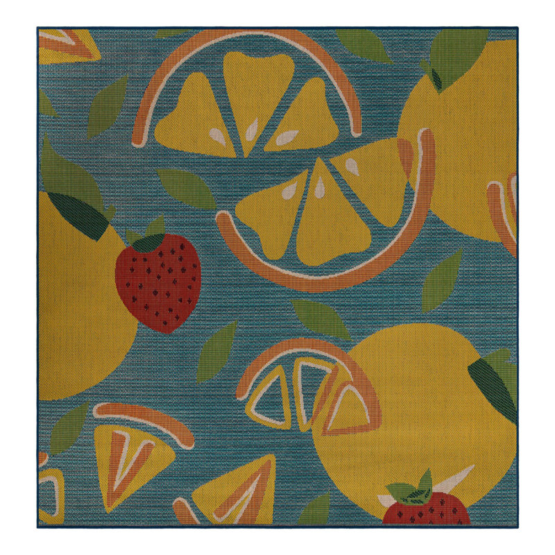 Indoor / Outdoor Rug, Square 7'10"