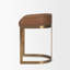 Tabouret de bar et de comptoir en cuir véritable Bradley-102374764-37346047