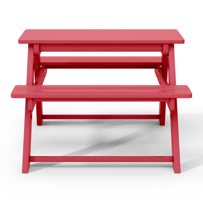 Kids Outdoor Poly Picnic Table