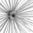 Metal 3D Long Spike Starburst Home Wall Decor Set-92214463