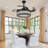 Vandela 42"  Crystal Ceiling Fan with Remote Control, and Reverse Function